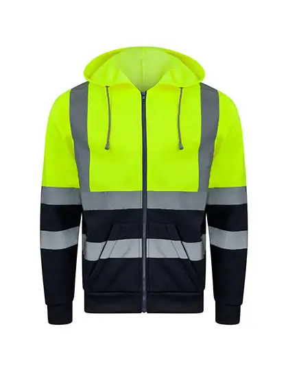 Ansicht 3 – Hi-Vis Workwear Hooded Sweat-Jacket Galway (KX422)