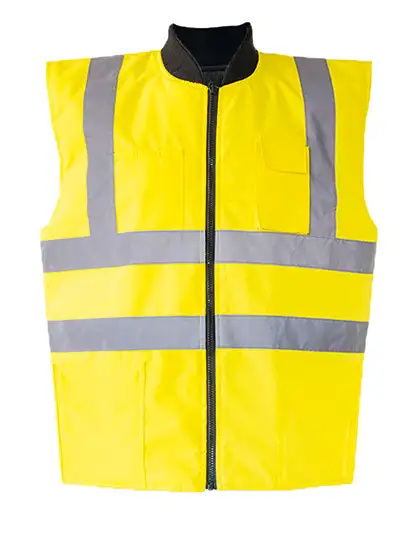 Ansicht 2 – Hi-Vis Reversible Safety Bodywarmer Ural 2-in-1 (KX803)