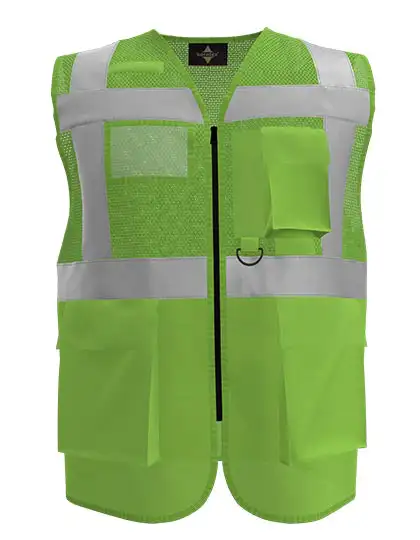 Ansicht 6 – Multifunctional Hi-Vis Mesh-Vest Athens (KX808)