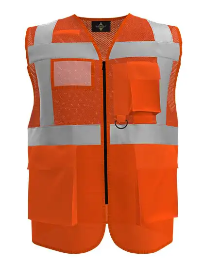 Ansicht 2 – Multifunctional Hi-Vis Mesh-Vest Athens (KX808)