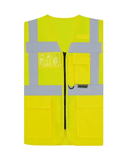 Ansicht 1 – Multifunctional Hi-Vis Mesh-Vest Athens (KX808)