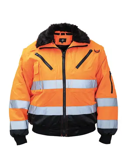 Ansicht 3 – Robust 4-in-1 Hi-Vis Pilot Jacket Oslo (KX809S)
