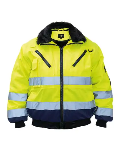 Ansicht 1 – Robust 4-in-1 Hi-Vis Pilot Jacket Oslo (KX809S)