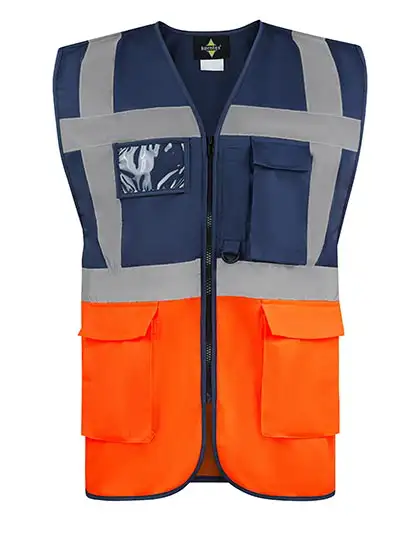 Ansicht 14 – CO² Neutral Multifunctional Executive Safety Vest Hamburg (KX810)