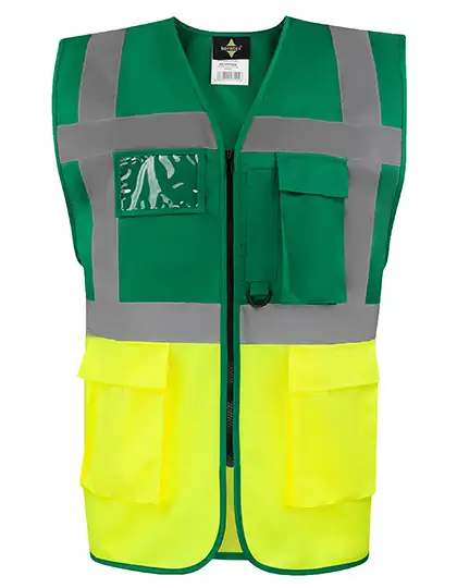 Ansicht 12 – CO² Neutral Multifunctional Executive Safety Vest Hamburg (KX810)
