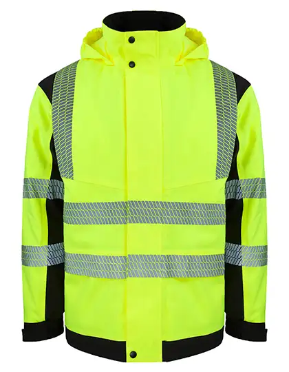 Ansicht 1 – Premium Printable Hi-Vis Softshell Safety Jacket Copenhagen (KX812)