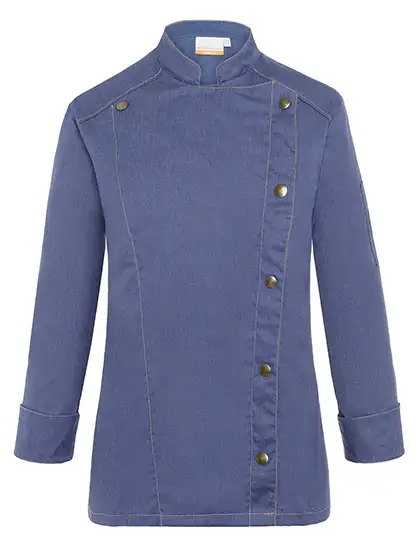 Ansicht 1 – Damen Kochjacke Jeans-Style (KY053)