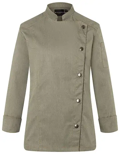 Ansicht 3 – Damen Kochjacke Jeans-Style (KY053)