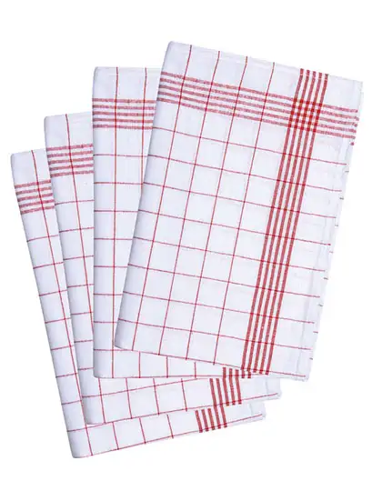 Ansicht 2 – Geschirrtuch kariert (10-er Pack) (KY076)