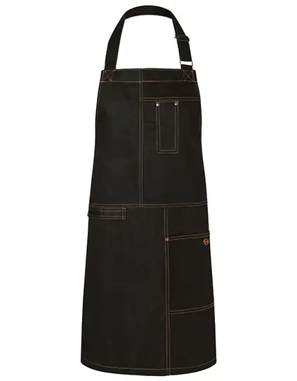 Ansicht 2 – Latzschürze Urban Casual-Style (KY113)