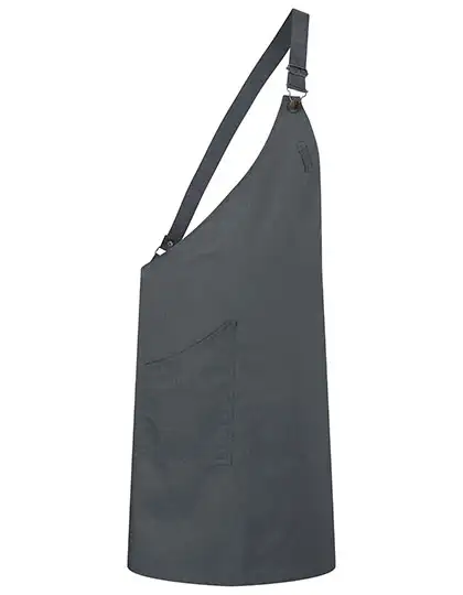 Ansicht 1 – Asymmetrische Latzschürze Classic mit Tasche (KY118)