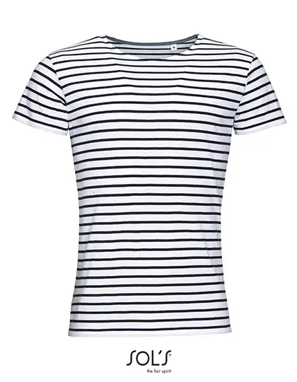Ansicht 1 – Men´s Round Neck Striped T-Shirt Miles (L01398)