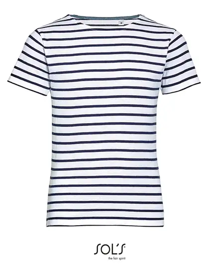 Ansicht 1 – Kids´ Round Neck Striped T-Shirt Miles (L01400)
