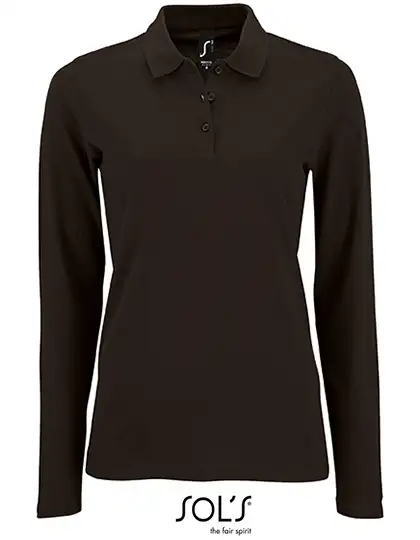 Ansicht 11 – Women´s Long-Sleeve Piqué Polo Shirt Perfect (L02083)