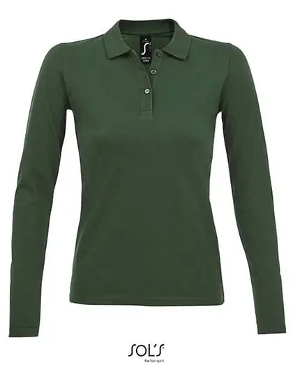 Ansicht 8 – Women´s Long-Sleeve Piqué Polo Shirt Perfect (L02083)