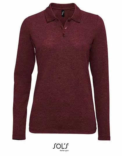 Ansicht 3 – Women´s Long-Sleeve Piqué Polo Shirt Perfect (L02083)