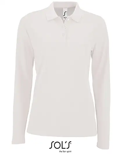 Ansicht 4 – Women´s Long-Sleeve Piqué Polo Shirt Perfect (L02083)