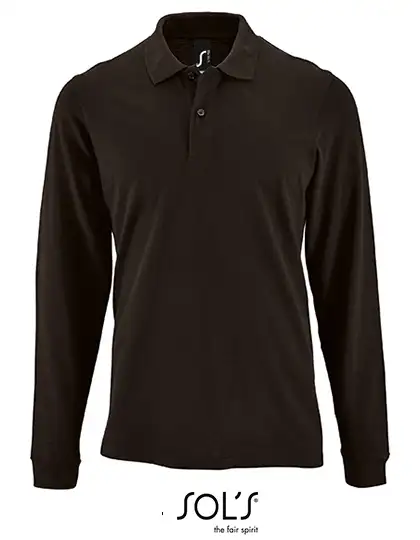 Ansicht 2 – Men´s Long-Sleeve Piqué Polo Shirt Perfect (L02087)