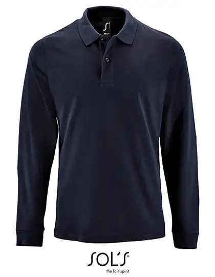 Ansicht 4 – Men´s Long-Sleeve Piqué Polo Shirt Perfect (L02087)