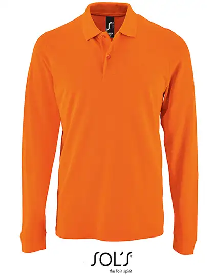 Ansicht 1 – Men´s Long-Sleeve Piqué Polo Shirt Perfect (L02087)