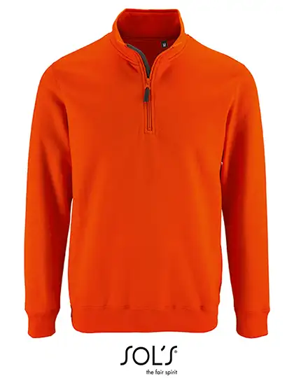 Ansicht 5 – Men´s Zip High Collar Sweatshirt Stan (L02088)
