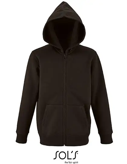 Ansicht 4 – Kids´ Zip Hoodie Stone (L02092)