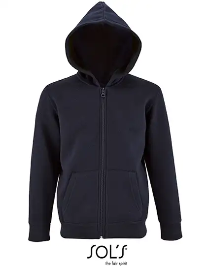 Ansicht 5 – Kids´ Zip Hoodie Stone (L02092)