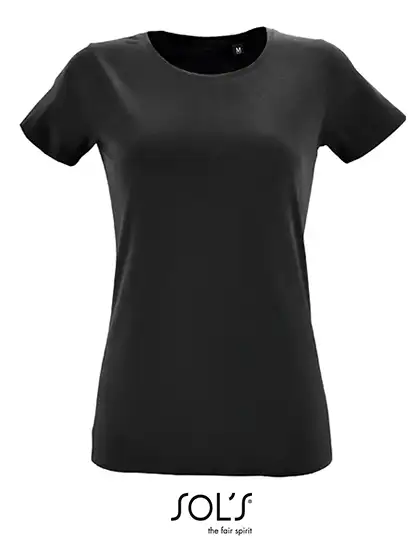 Ansicht 2 – Women´s Round Neck Fitted T-Shirt Regent (L02758)