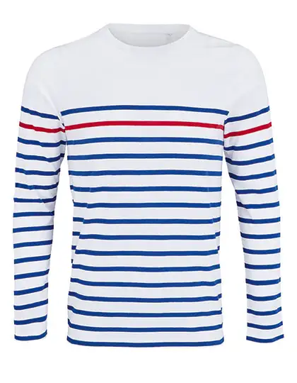 Ansicht 3 – Men´s Long Sleeve Striped T-Shirt Matelot (L03099)