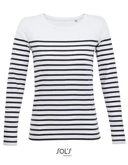Ansicht 2 – Women´s Long Sleeve Striped T-Shirt Matelot (L03100)