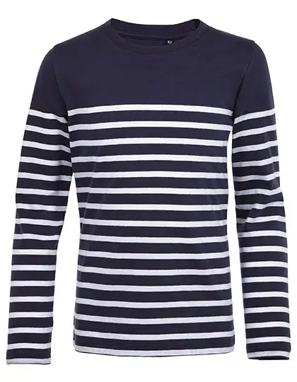 Ansicht 2 – Kids´ Long Sleeve Striped T-Shirt Matelot (L03101)
