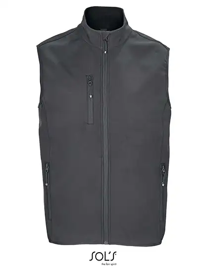 Ansicht 3 – Men´s Falcon Zipped Softshell Bodywarmer (L03825)