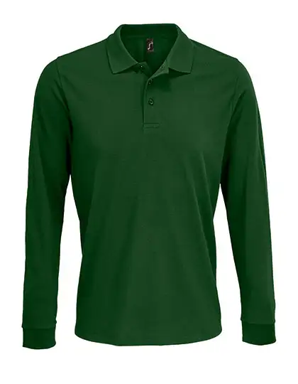 Ansicht 4 – Unisex Long Sleeve Polycotton Polo Shirt (L03983)