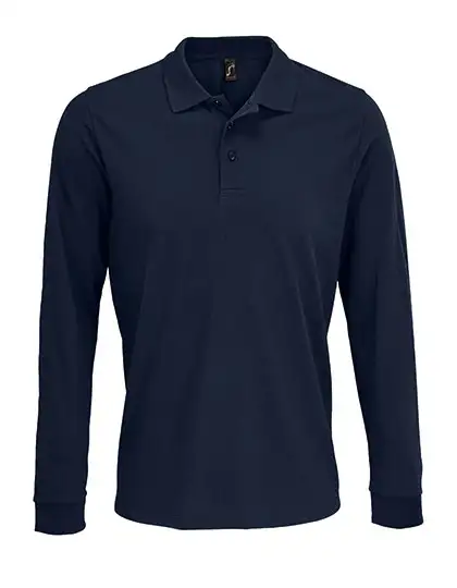 Ansicht 3 – Unisex Long Sleeve Polycotton Polo Shirt (L03983)