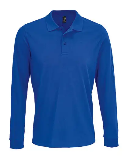 Ansicht 2 – Unisex Long Sleeve Polycotton Polo Shirt (L03983)