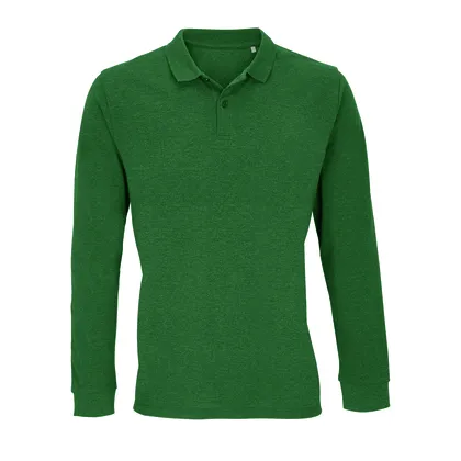 Ansicht 5 – Unisex Long Sleeve Polo Shirt Planet (L04241)