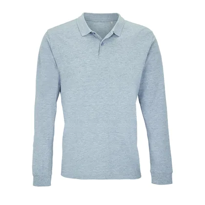 Ansicht 2 – Unisex Long Sleeve Polo Shirt Planet (L04241)