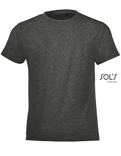 Ansicht 13 – Kids´ Round Collar T-Shirt Regent Fit (L149K)