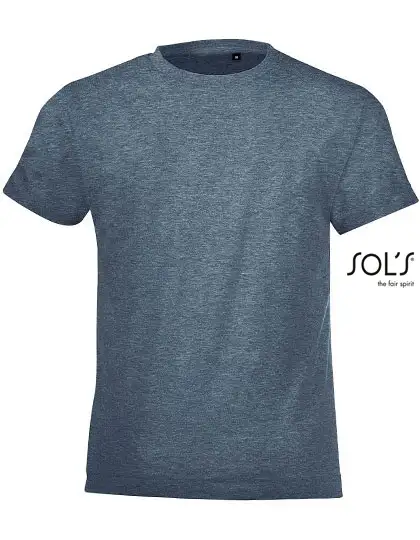 Ansicht 4 – Kids´ Round Collar T-Shirt Regent Fit (L149K)