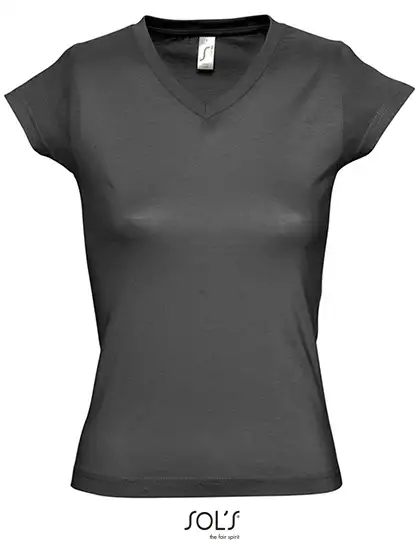 Ansicht 7 – Women´s V-Neck-T-Shirt Moon (L156)