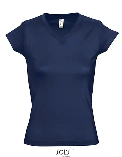 Ansicht 2 – Women´s V-Neck-T-Shirt Moon (L156)