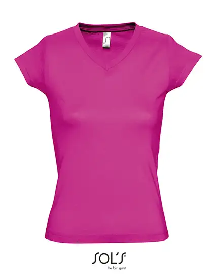 Ansicht 4 – Women´s V-Neck-T-Shirt Moon (L156)