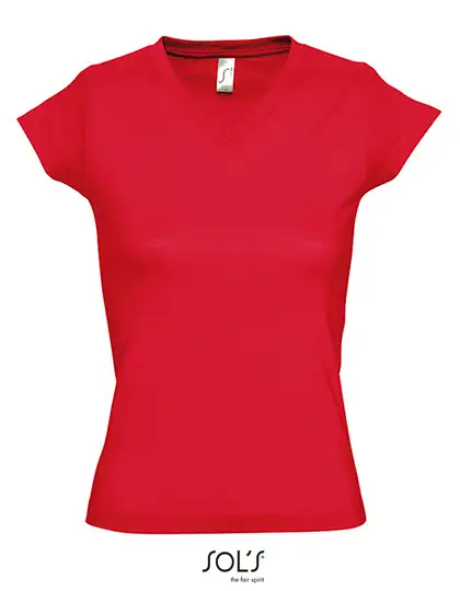 Ansicht 8 – Women´s V-Neck-T-Shirt Moon (L156)