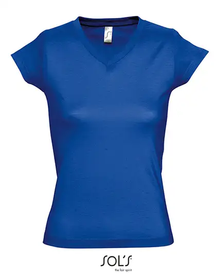Ansicht 10 – Women´s V-Neck-T-Shirt Moon (L156)