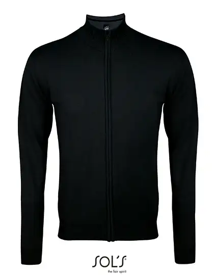 Ansicht 1 – Men´s Zipped Knitted Cardigan Gordon (L413)