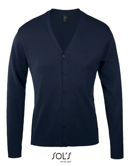 Ansicht 2 – Men´s Golden V-Neck Knitted Cardigan (L418)