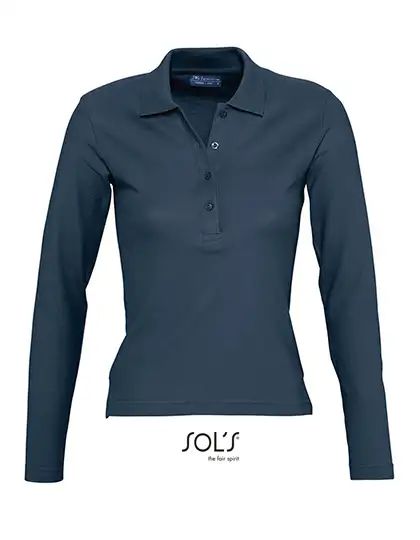 Ansicht 1 – Women´s Long Sleeve Polo Podium (L535)