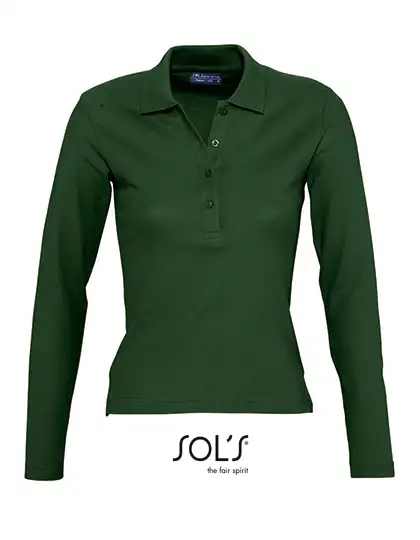 Ansicht 3 – Women´s Long Sleeve Polo Podium (L535)