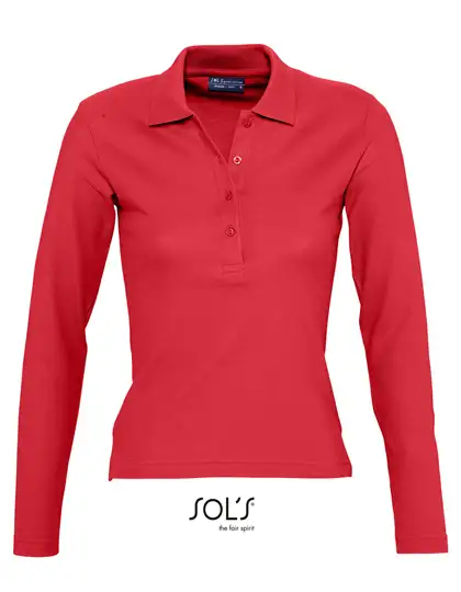 Ansicht 4 – Women´s Long Sleeve Polo Podium (L535)