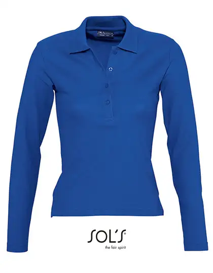 Ansicht 2 – Women´s Long Sleeve Polo Podium (L535)